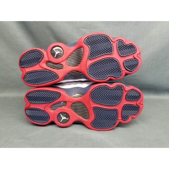 Nike Boys Jordan Jumpman Team II (GS) 2016 OG White Blue Size 5 DISPLAY MODEL! - Picture 10 of 12